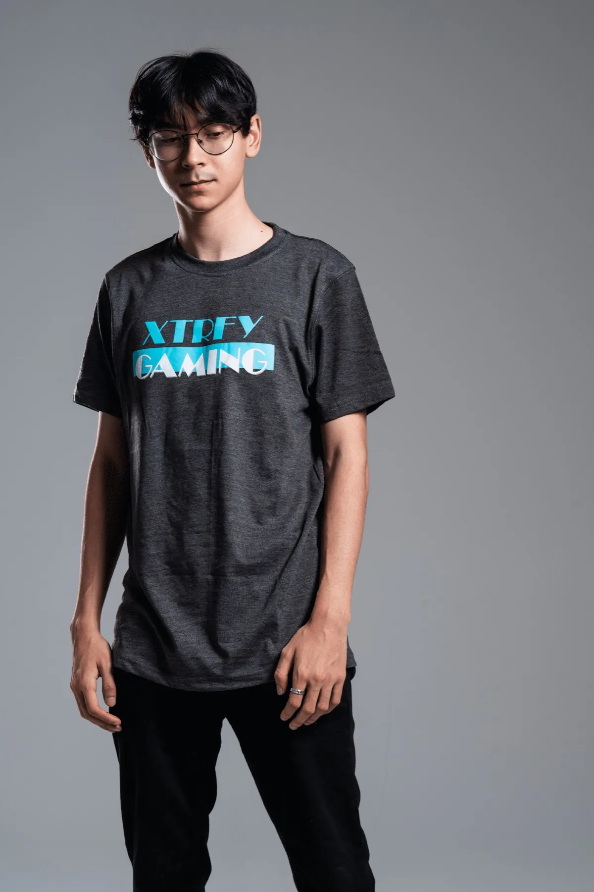 TenZ in an XTRFY Gaming tee, shot at BIG Studio
