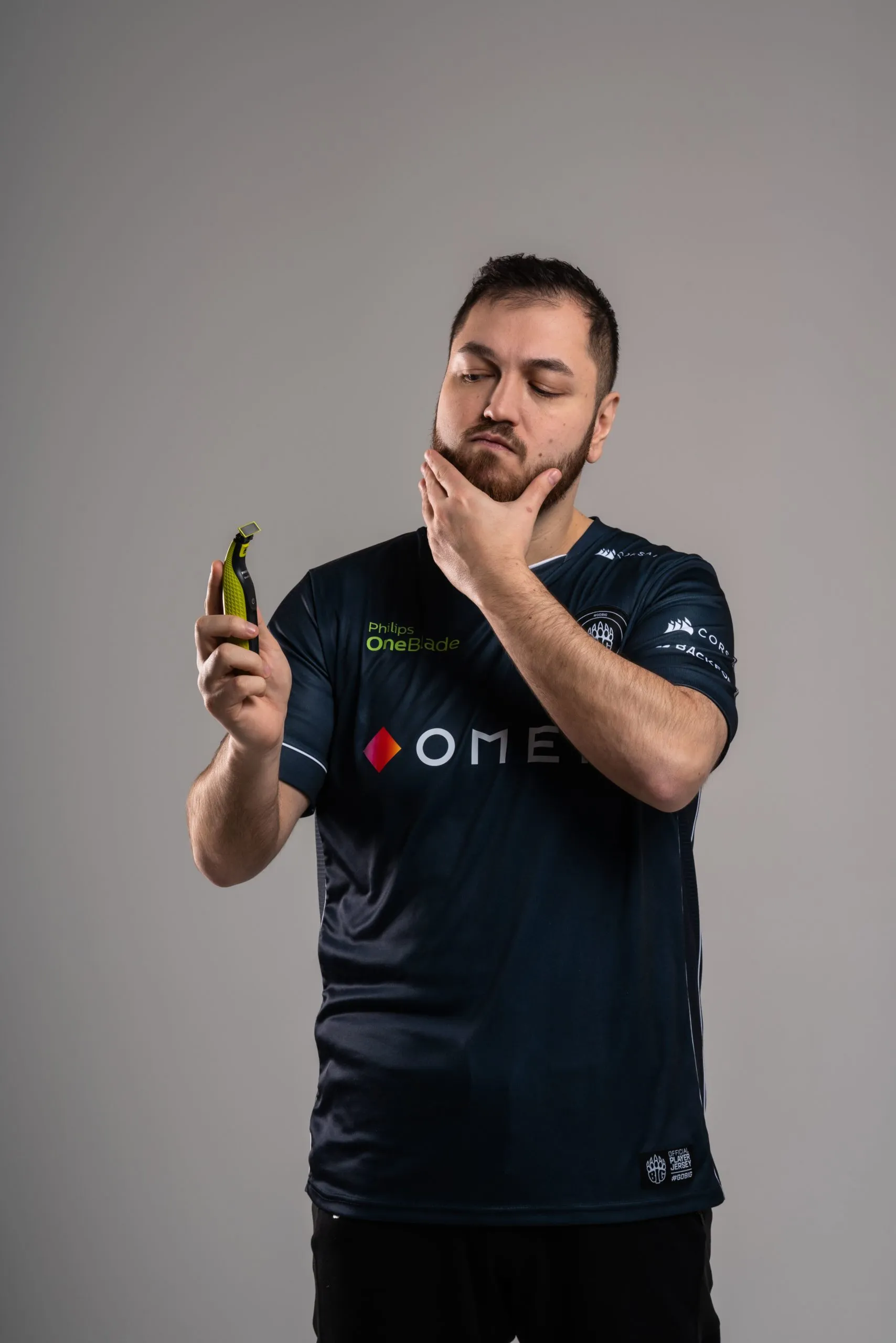 Philips OneBlade im Rundhorizont des BIG Studio